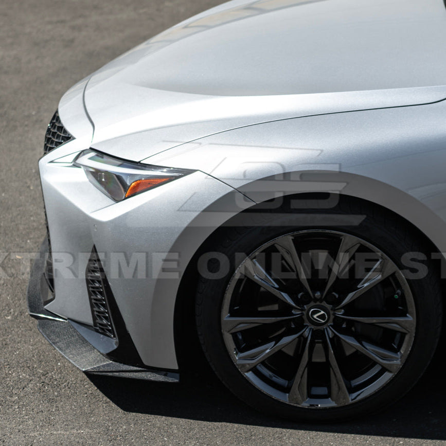 2021-Up Lexus IS Novel Style Front Lip Splitter &amp; Side Skirts