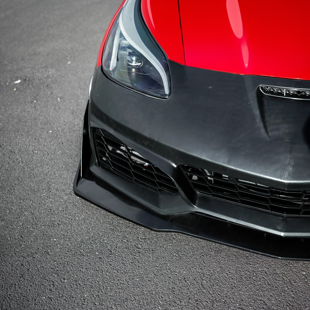 2005-2013 Corvette C6 Base | C7 ZR1 Style Primed Front Bumper Conversion Kit