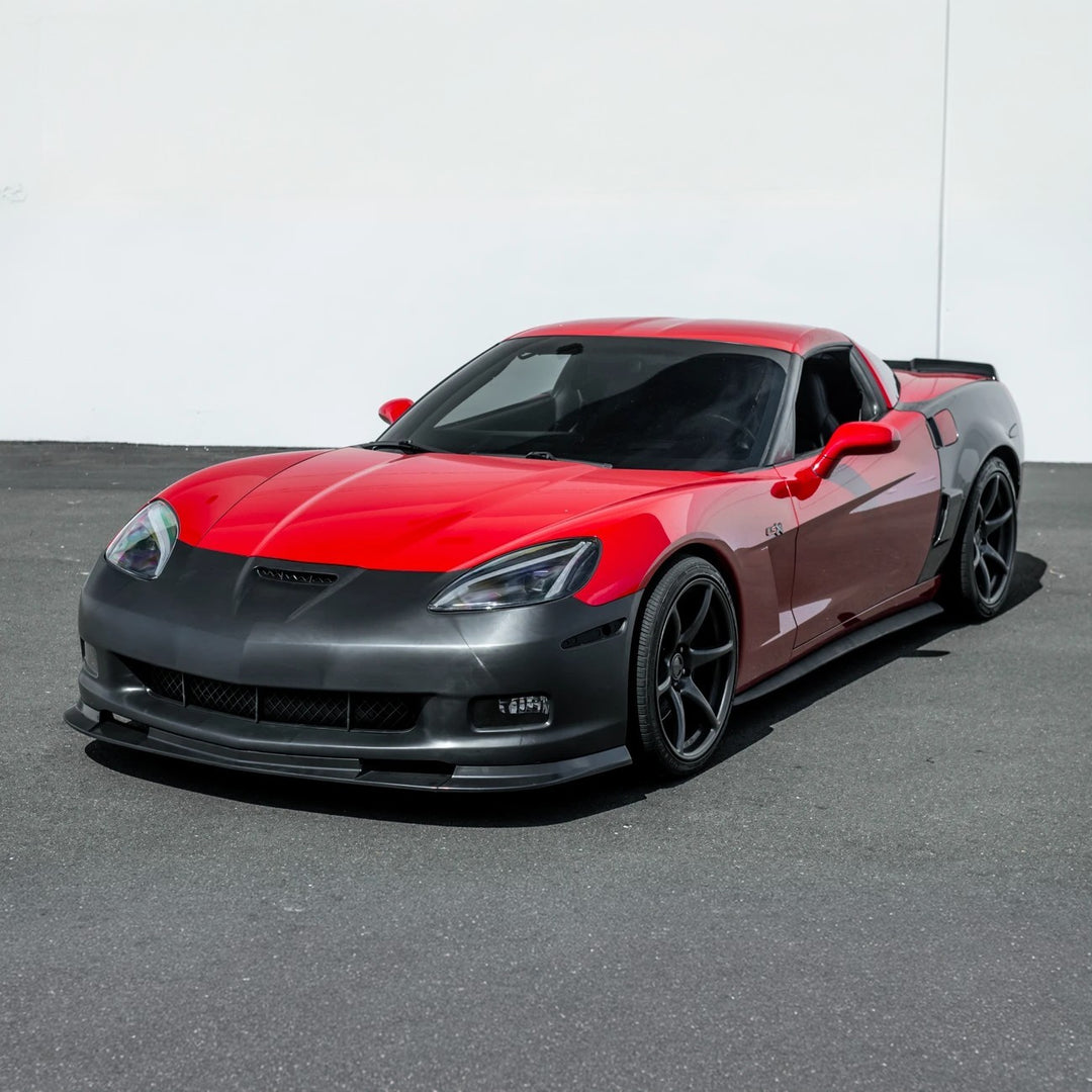 Corvette C6 ZR1 Style Front Bumper Cover Fascia Kit