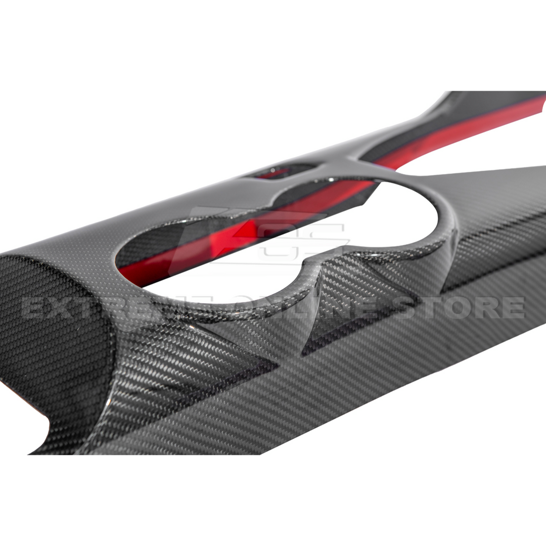 2024-Up Ford Mustang DRY CARBON FIBER All Inclusive Center Console Cover