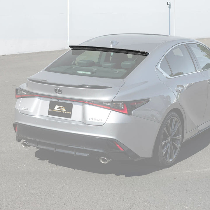 2021-Up Lexus IS Add On Rear Roof Top Window Spoiler