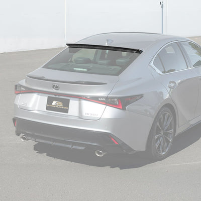 2021-Up Lexus IS Add On Rear Roof Top Window Spoiler