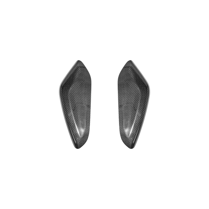 2019-24 Camaro Dry Carbon Fiber Front Side Knee Pad Panel Cover Pair