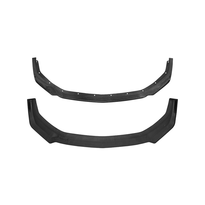 2024-Up Ford Mustang Performance Pack CARBON FIBER Upper Lower Front Lip Splitter