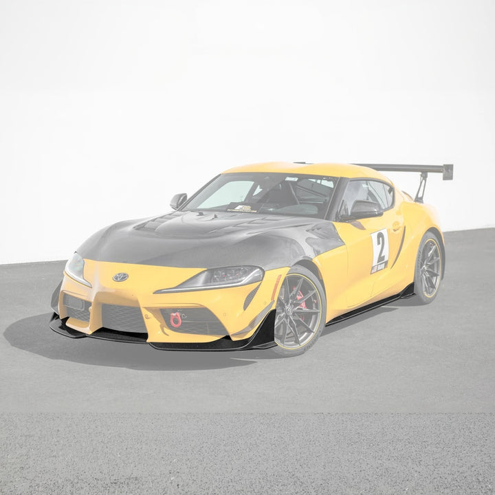 20-Up Toyota Supra A91 CF Front Lip &amp; Side Skirts