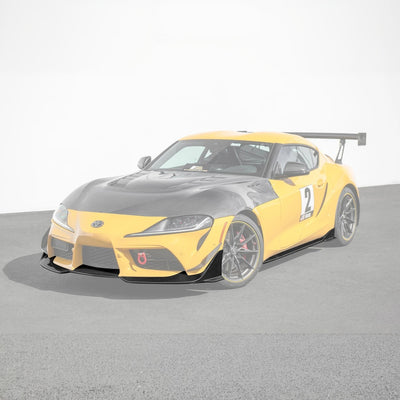 20-Up Toyota Supra A91 CF Front Lip & Side Skirts