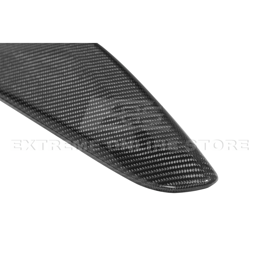 2019-24 Camaro Dry Carbon Fiber Front Side Knee Pad Panel Cover Pair