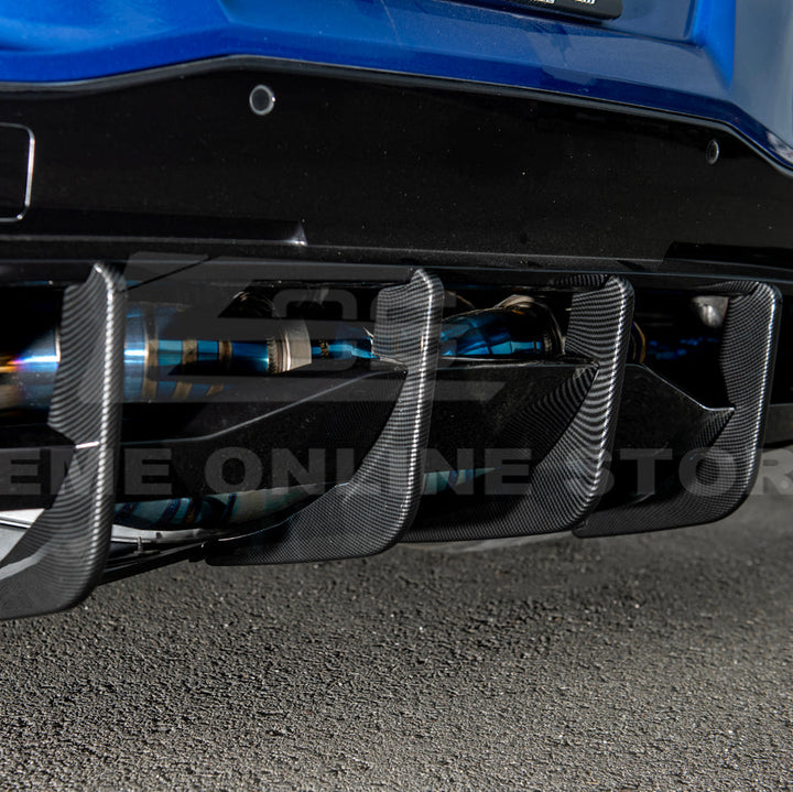 Corvette C8 Stingray DRY CARBON FIBEr Add-On Rear Diffuser Fin