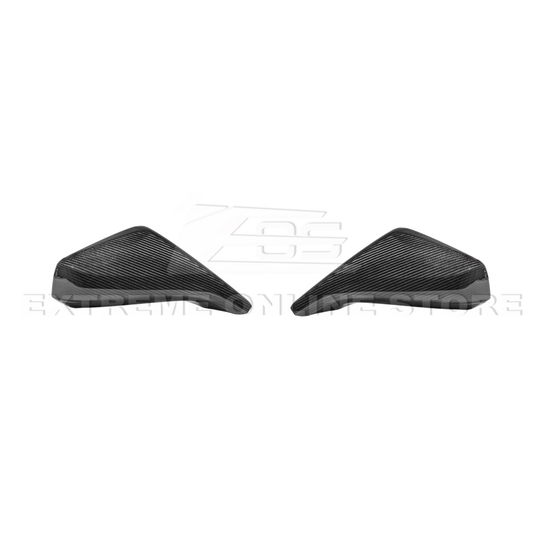 2010-15 Chevrolet Camaro Dry Carbon Fiber Mirror Cover Cap Pair