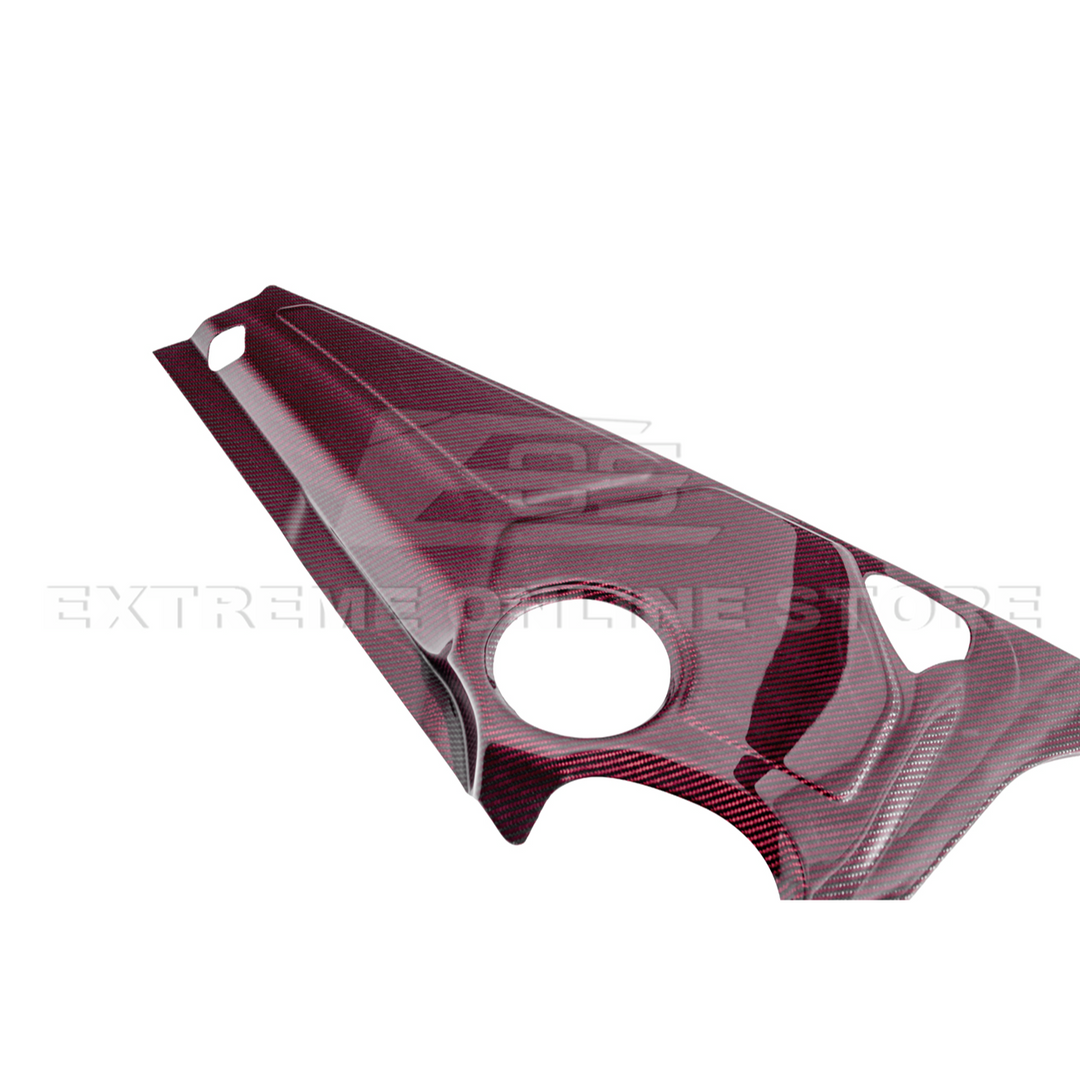 Corvette C8 DRY CARBON FIBER Coupe Engine Bay Panel Cover (3-Pieces Version)