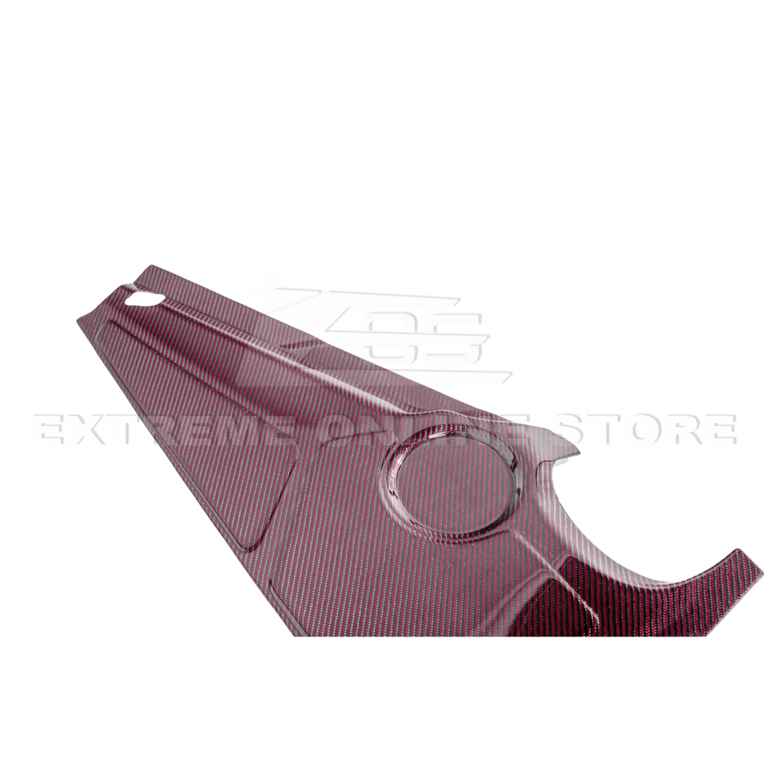 Corvette C8 DRY CARBON FIBER Coupe Engine Bay Panel Cover (3-Pieces Version)