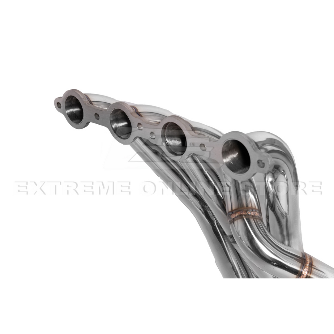2009-2014 Cadillac CTS-V Long Tube Headers &amp; Resonated Mid Pipe