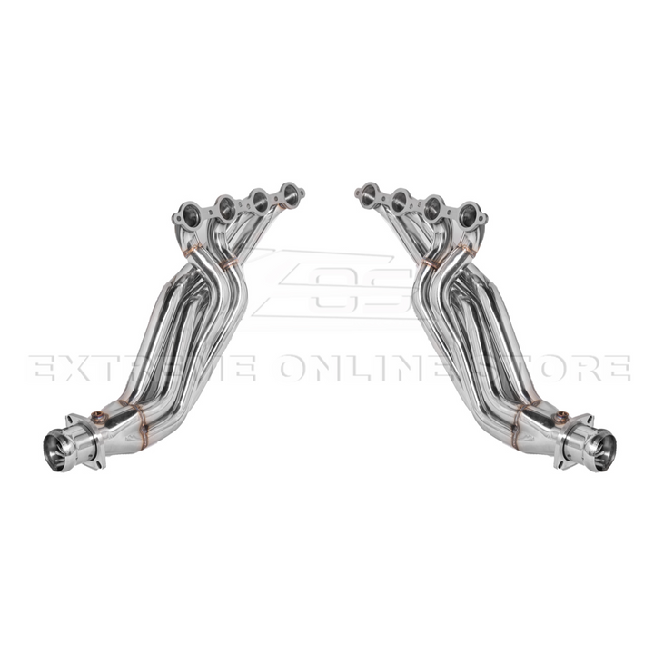 2009-2014 Cadillac CTS-V Long Tube Headers &amp; Resonated Mid Pipe