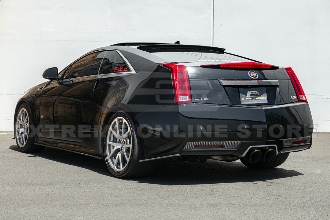 2009-15 CTS-V Coupe DRY CARBON FIBER Rear Deck Lid Applique Trunk Insert