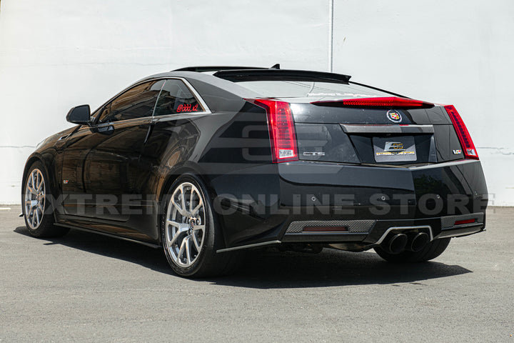 2009-15 CTS-V Coupe DRY CARBON FIBER Rear Deck Lid Applique Trunk Insert
