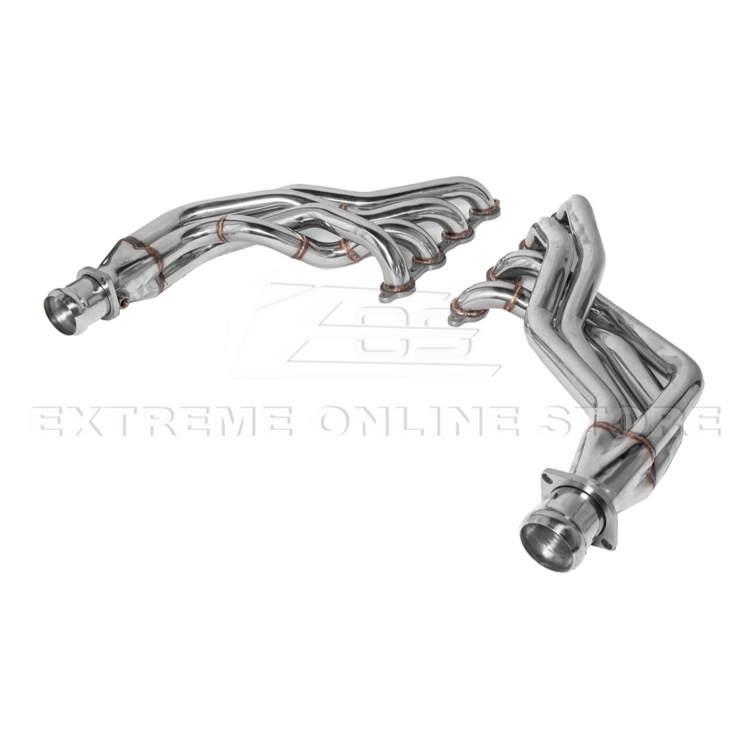 2009-2014 Cadillac CTS-V Long Tube Headers &amp; Resonated Mid Pipe