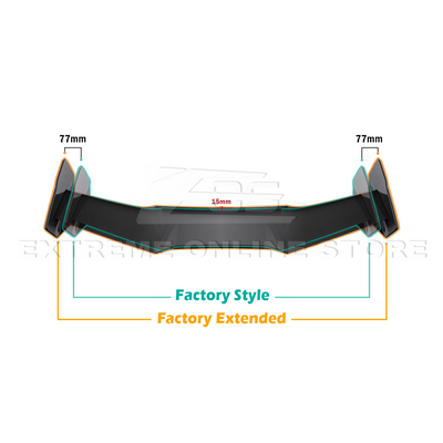 Corvette C7 ZR1 ZTK Conversion Extended Rear Spoiler High Wing