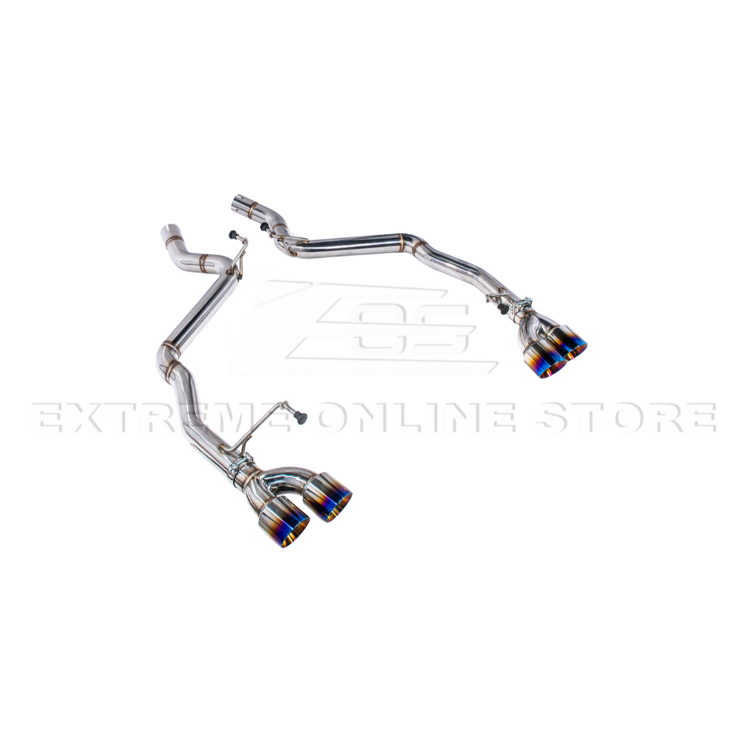 2024+ Mustang GT Muffler Delete Axle Back Quad Tips Exhaust