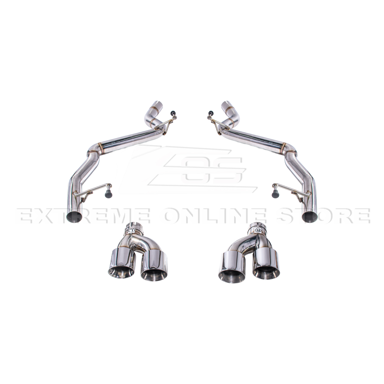 2024+ Mustang GT Muffler Delete Axle Back Quad Tips Exhaust