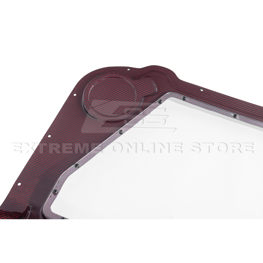 Corvette C8 HTC DRY Carbon Fiber Engine Bay Panel Cover