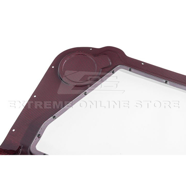 Corvette C8 HTC DRY Carbon Fiber Engine Bay Panel Cover