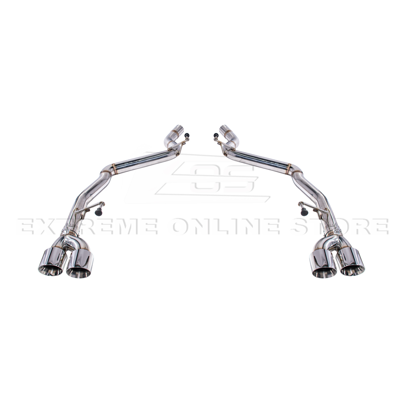 2024+ Mustang GT Muffler Delete Axle Back Quad Tips Exhaust