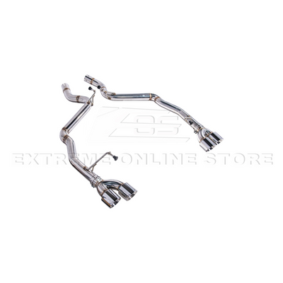 2024+ Mustang GT Muffler Delete Axle Back Quad Tips Exhaust
