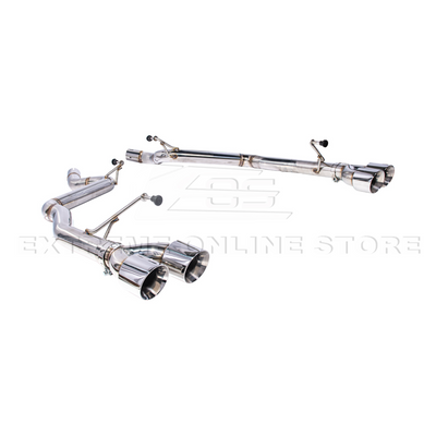 2024+ Mustang GT Muffler Delete Axle Back Quad Tips Exhaust