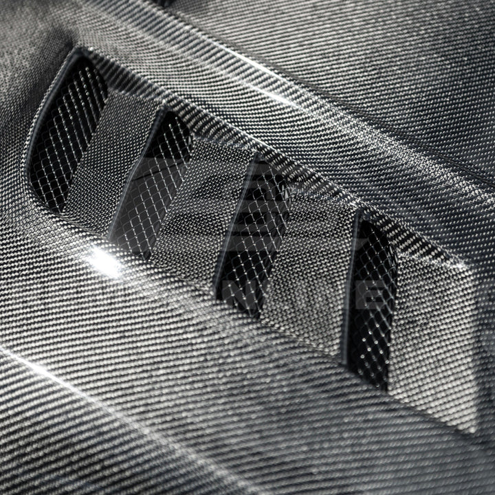 2022-Up Honda Civic | JDM Varis Style CARBON FIBER Front Vented Hood w/ Fender