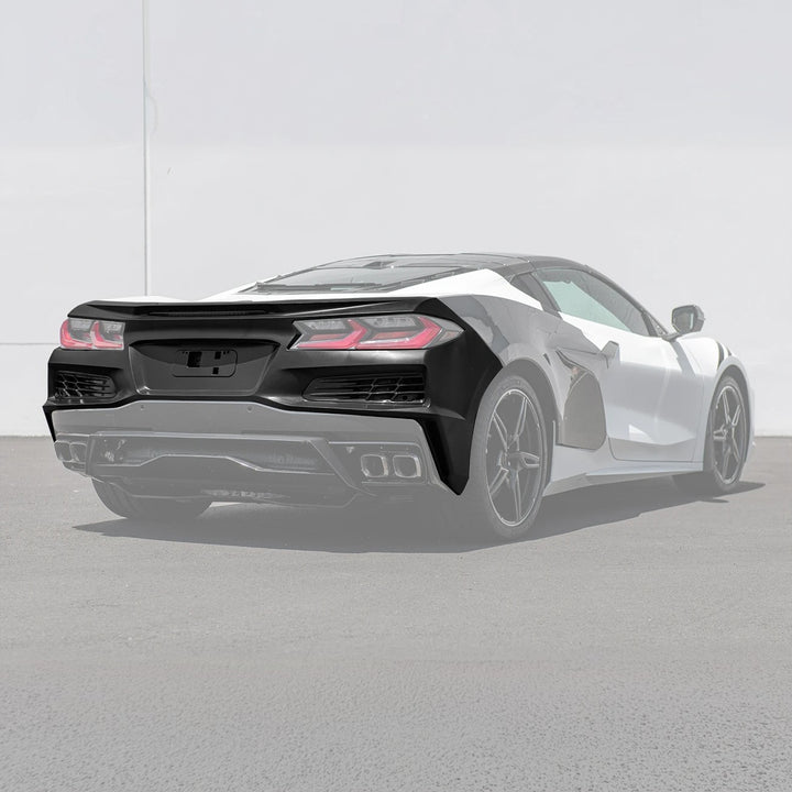 Corvette C8 Stingray Rear Bumper &amp; Spoiler Kit [Z06 Conversion Package]