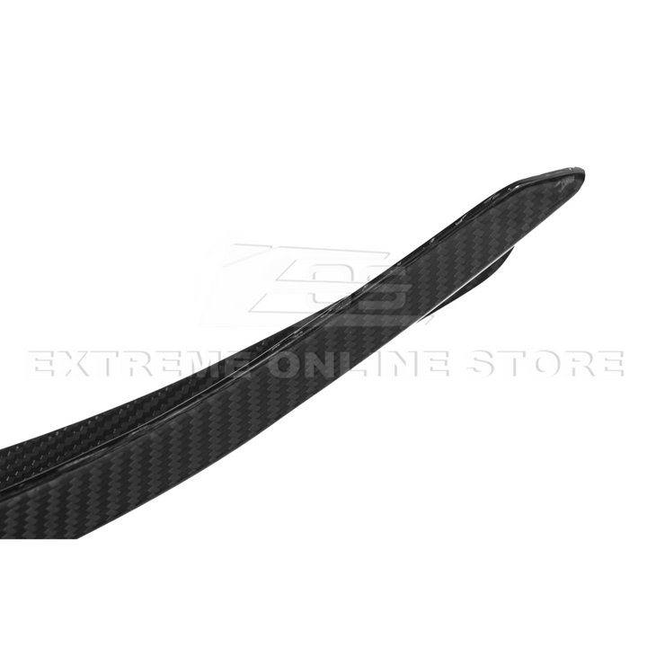 2024+ Ford Mustang GT DRY CARBON FIBER Front Splitter Canards