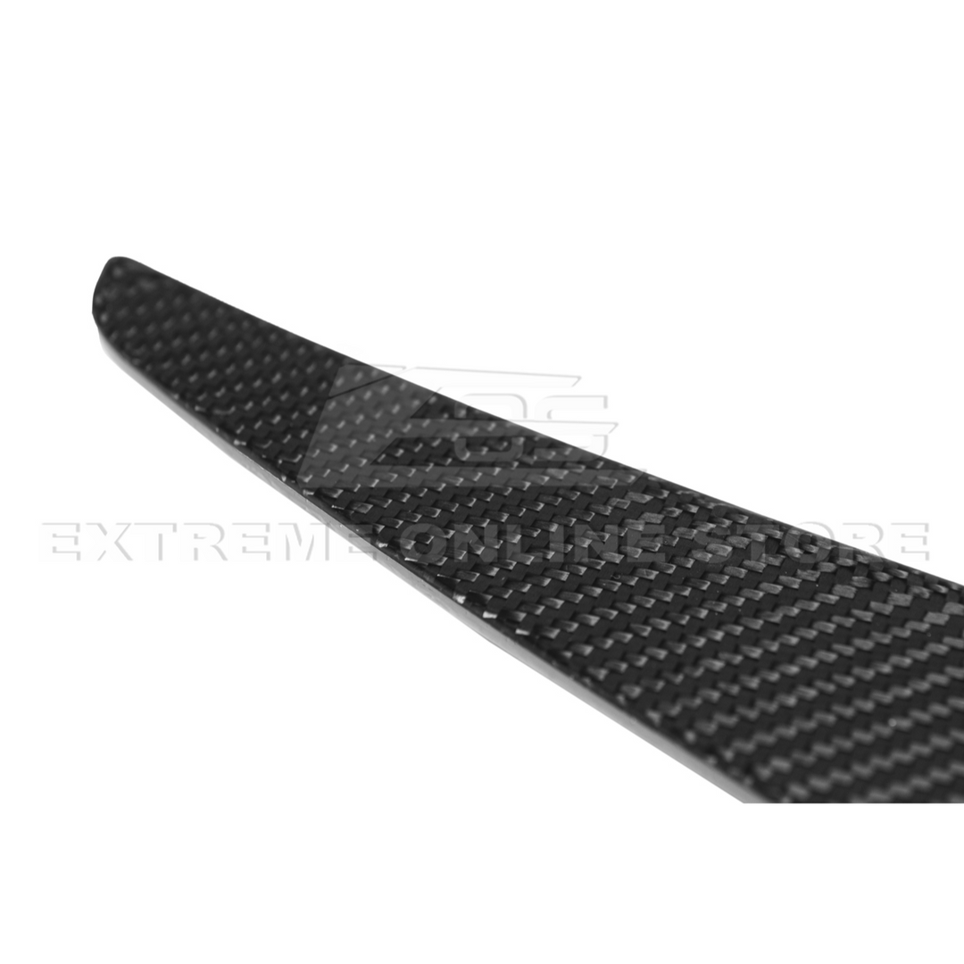 2024+ Ford Mustang GT DRY CARBON FIBER Front Splitter Canards