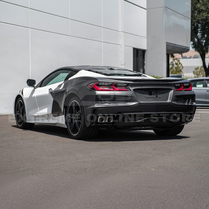Corvette C8 Stingray Rear Bumper &amp; Spoiler Kit [Z06 Conversion Package]
