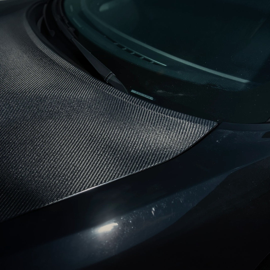 2008-23 Dodge Challenger | SRT Demon Style Carbon Fiber Scooped Front Hood