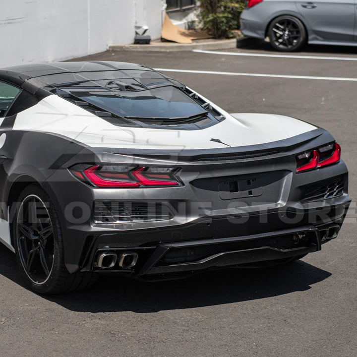 Corvette C8 Stingray Rear Bumper &amp; Spoiler Kit [Z06 Conversion Package]