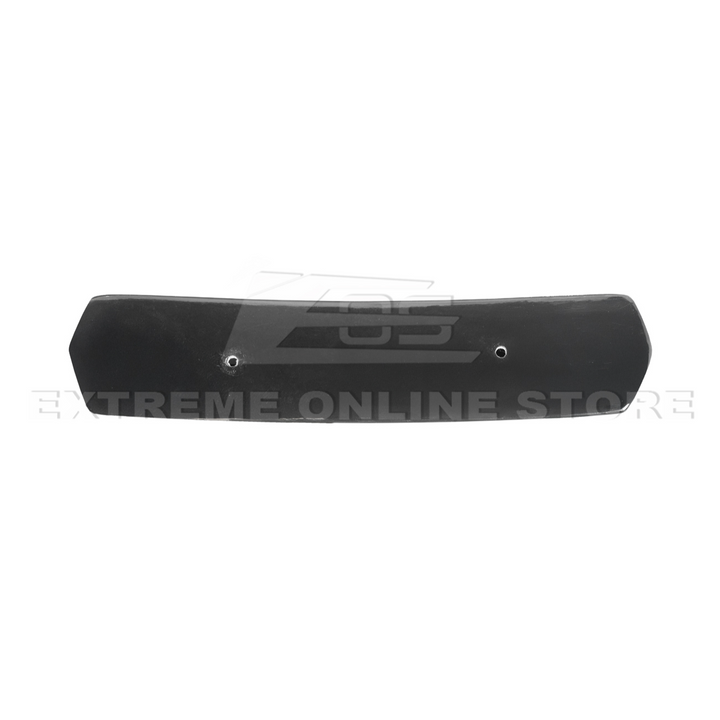 2024-Up Ford Mustang S650 Dry Carbon Fiber Rear Spoiler Applique Bumper Hole Cover