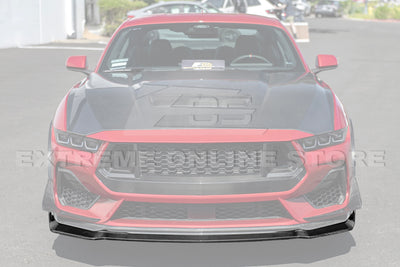 2024-Up Mustang Carbon Fiber Front Lip Extension