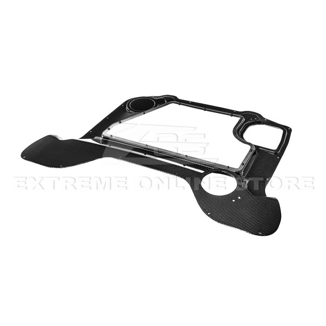 Corvette C8 HTC DRY Carbon Fiber Engine Bay Panel Cover