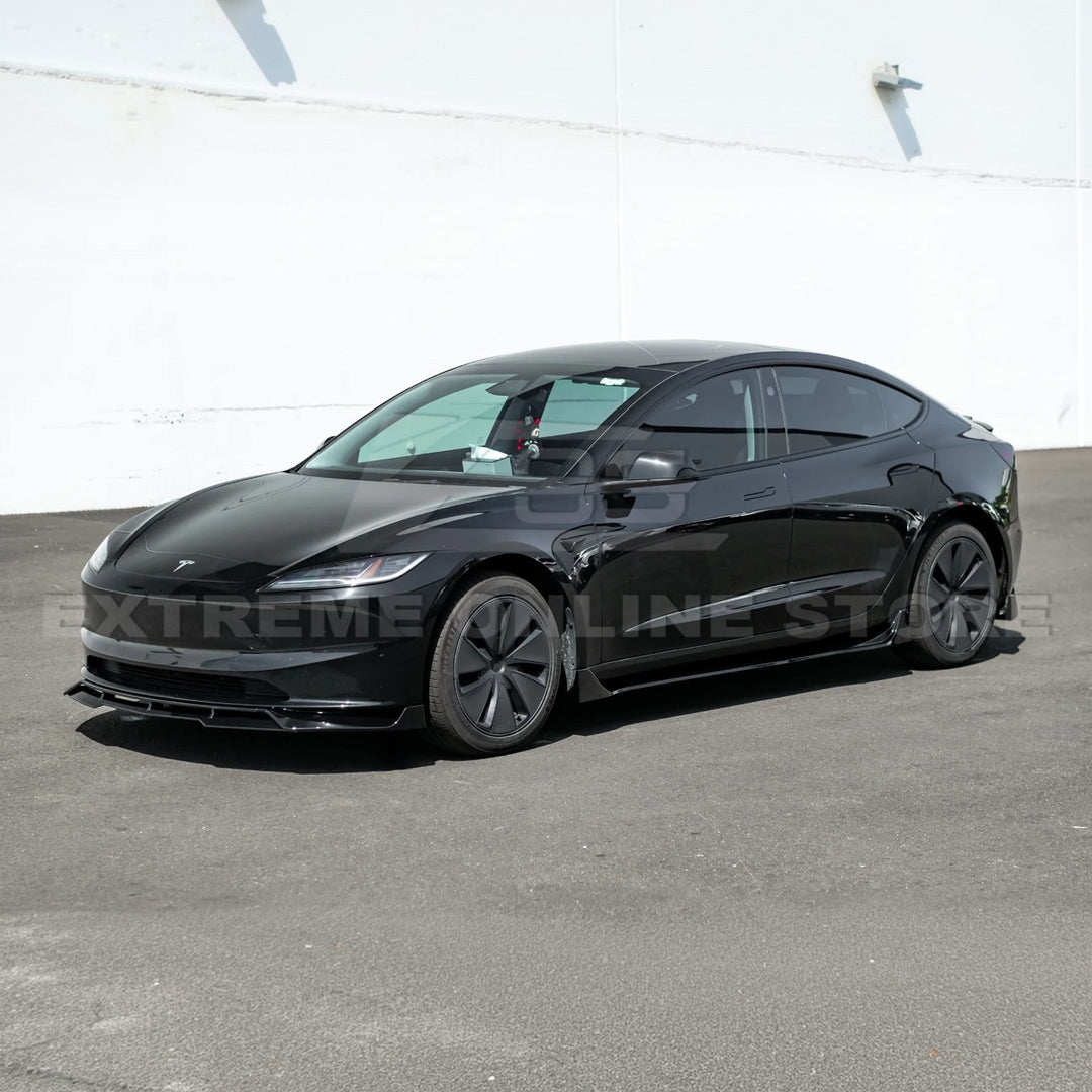 2024-Up Tesla Model 3 Performance Style Side Skirts Rocker Panel Pair