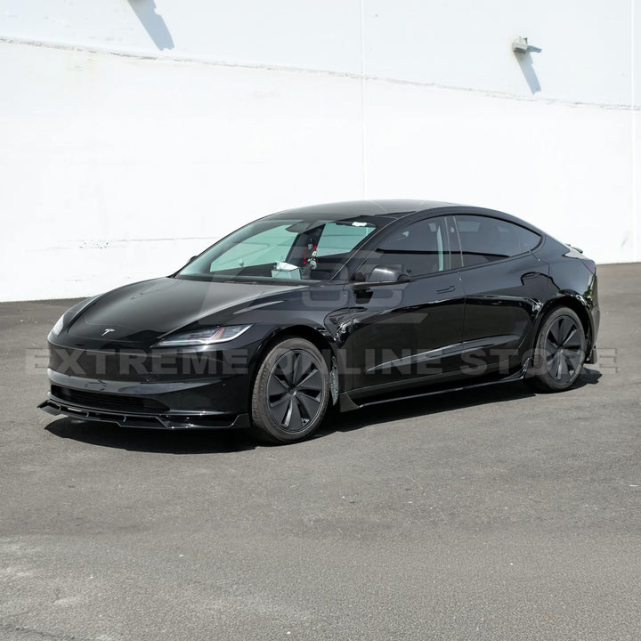 2024-Up Tesla Model 3 Performance Style Side Skirts Rocker Panel Pair