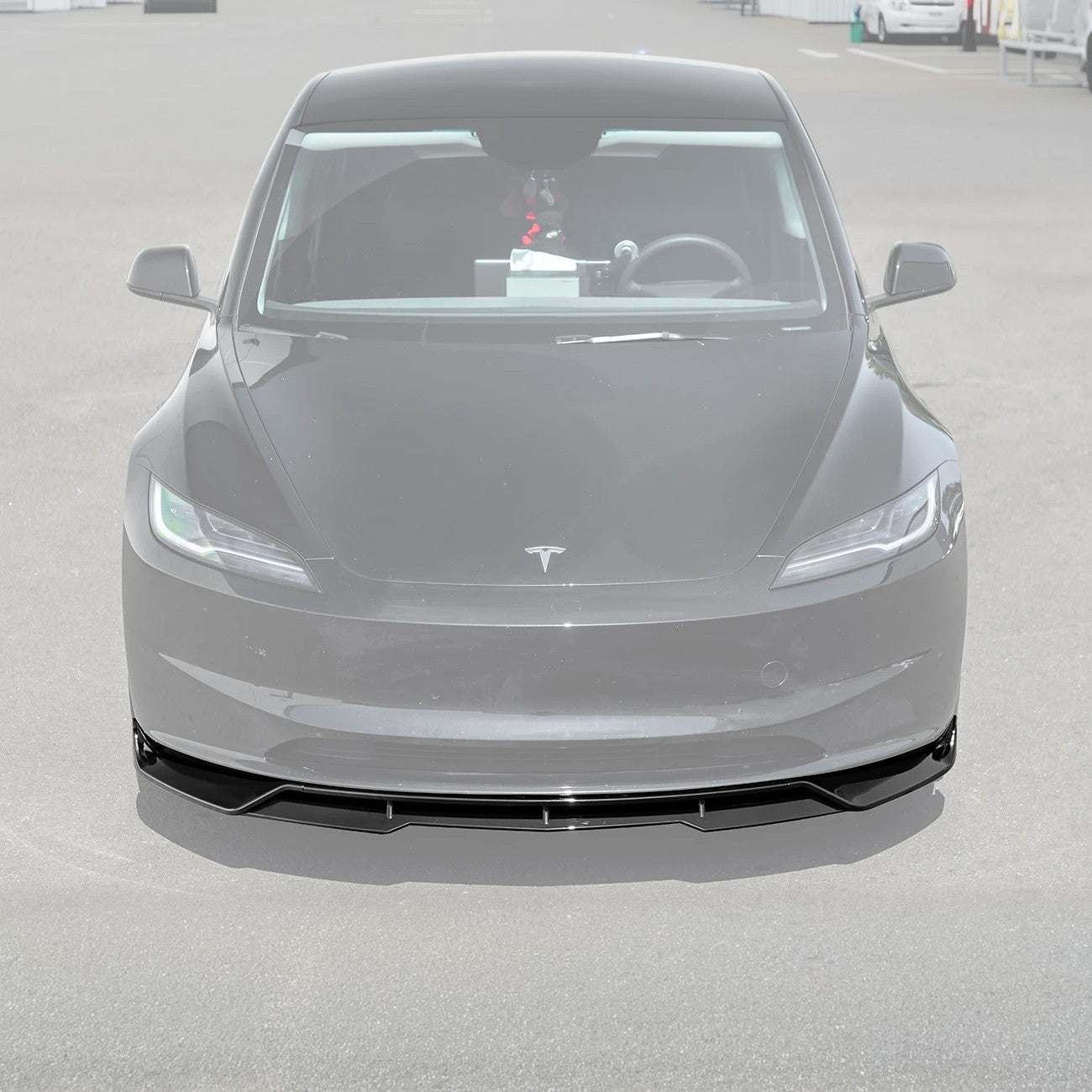 2024-Up Tesla Model 3 Front Bumper Lip Splitter