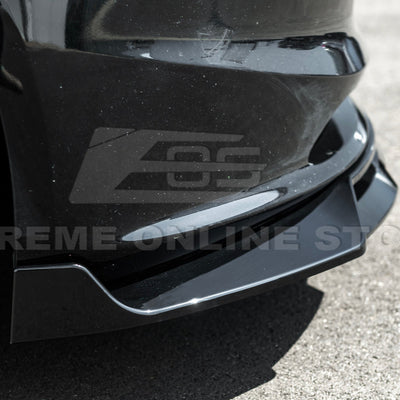 2024-Up Tesla Model 3 Front Bumper Lip Splitter