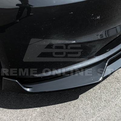 2024-Up Tesla Model 3 Front Bumper Lip Splitter