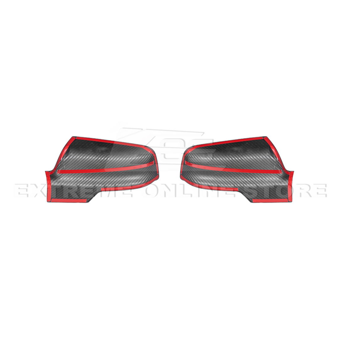 2019-Up Ram 1500 | Factory Style Dry Carbon Fiber Tape On Side Mirror Cap Covers