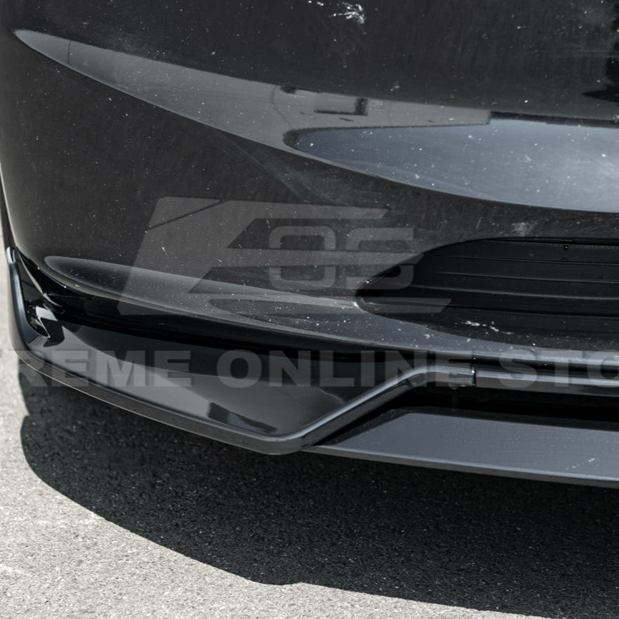 2024-Up Tesla Model 3 Front Bumper Lip Splitter