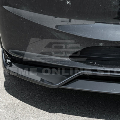 2024-Up Tesla Model 3 Front Bumper Lip Splitter