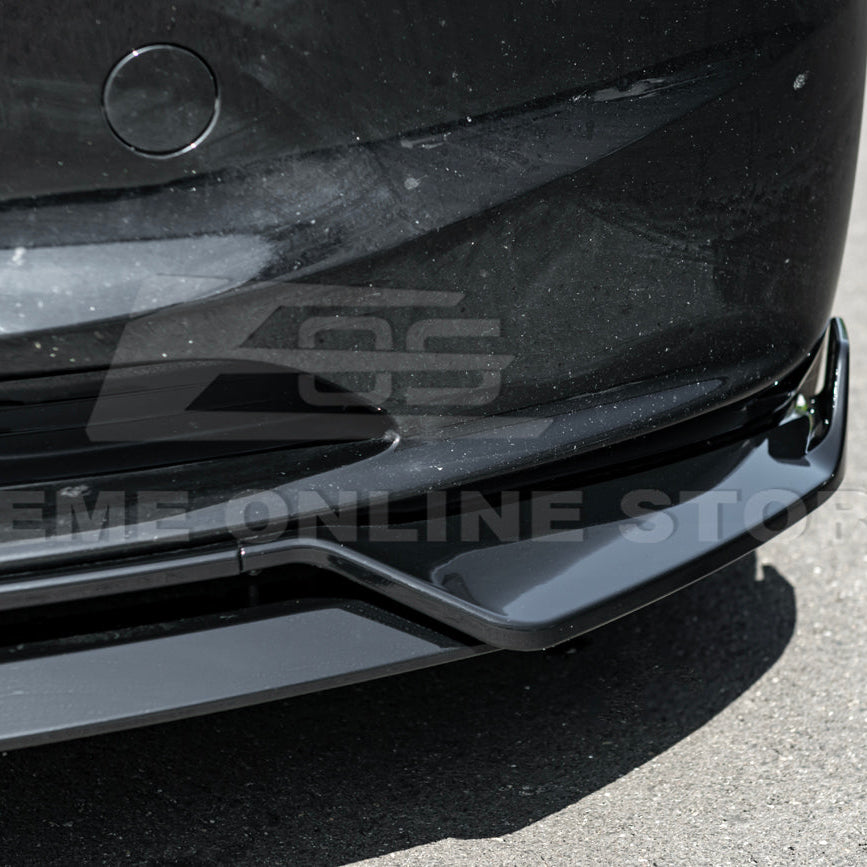 2024-Up Tesla Model 3 Front Bumper Lip Splitter