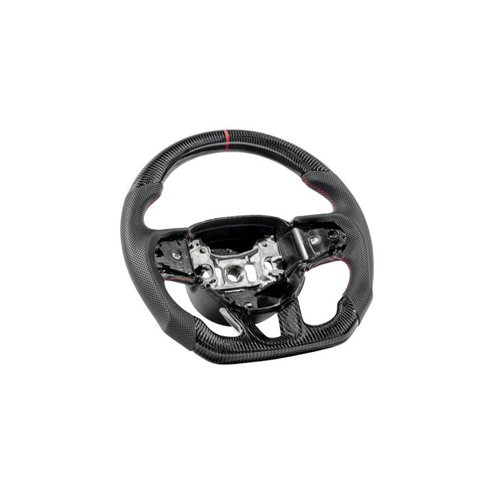 2015-23 Challenger Carbon Fiber Peforated Leather Steering Wheel