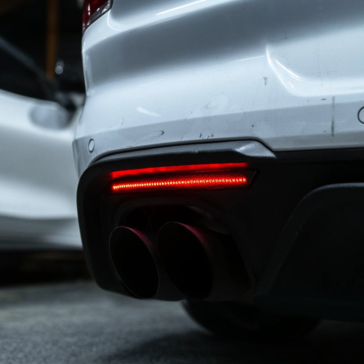 2018-23 Ford Mustang S550 | Rear Bumper Red LED Reflector Light Set