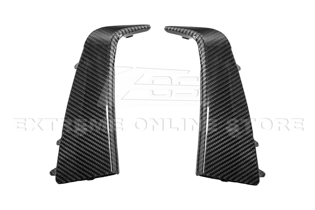 Chevrolet Corvette C7 ZR1 DRY CARBON FIBER Bumper Vent Brows Insert